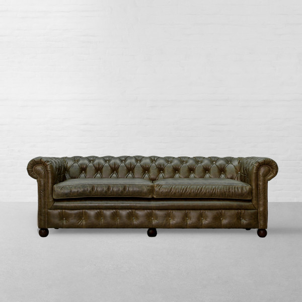 Olive Genuine Leather