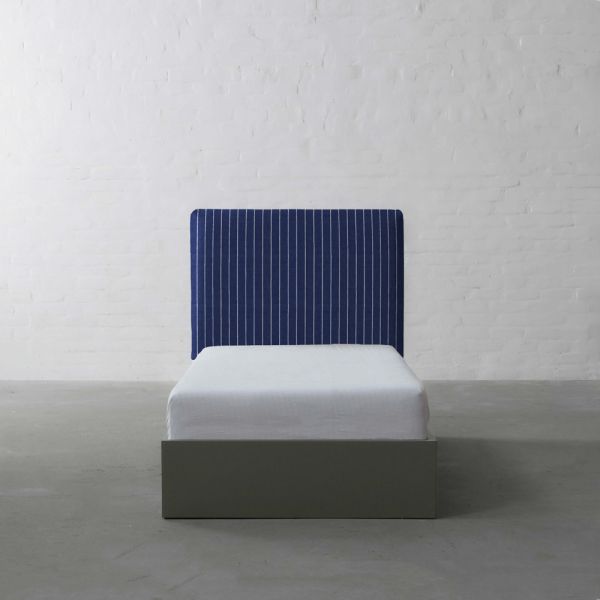 Indigo & White Stripes-Indigo