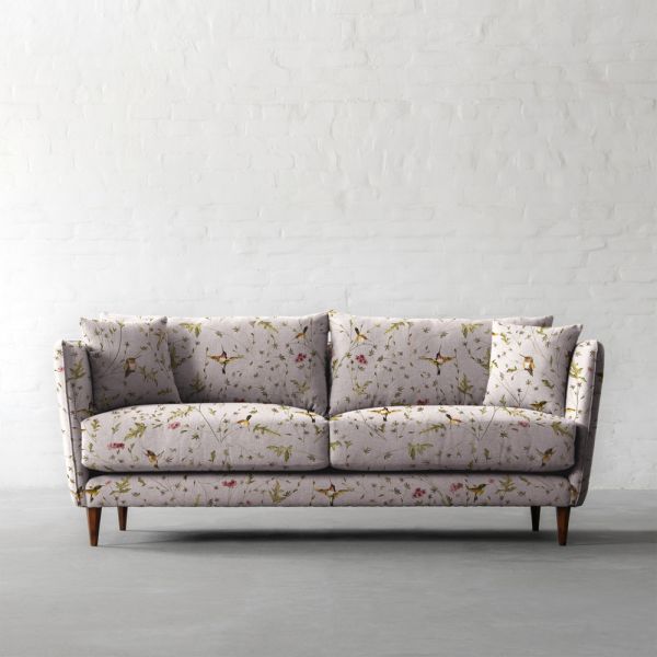 Anna’s Humming Bird in Clouds Cotton Linen Blend