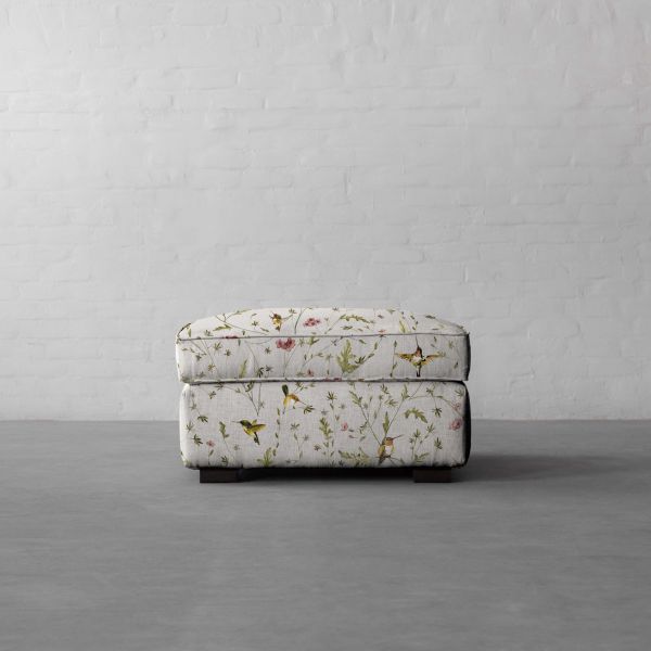 Anna’s Humming Bird in Clouds Cotton Linen Blend