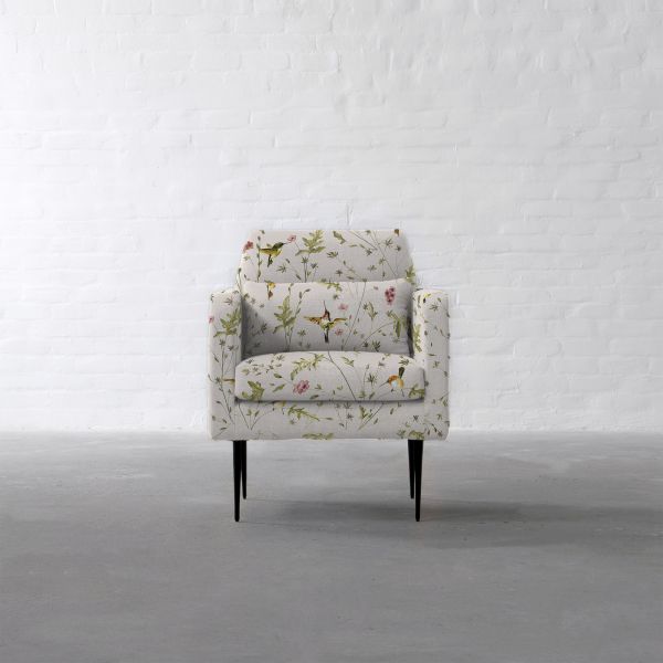 Anna’s Humming Bird in Clouds Cotton Linen Blend