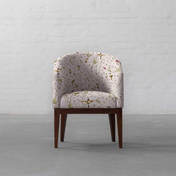 Anna’s Humming Bird in Clouds Cotton Linen Blend
