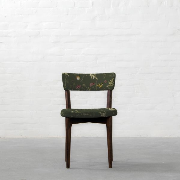 Anna’s Humming Bird in Deep Forest Cotton Linen Blend