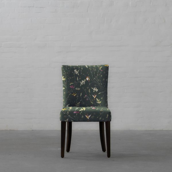 Anna’s Humming Bird in Deep Forest Cotton Linen Blend