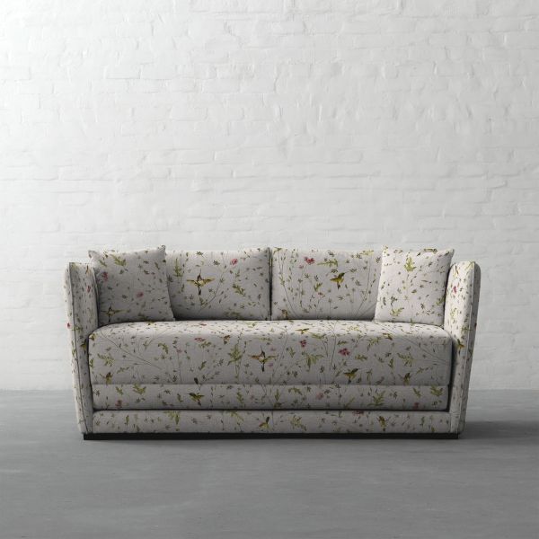 Anna’s Humming Bird in Clouds Cotton Linen Blend