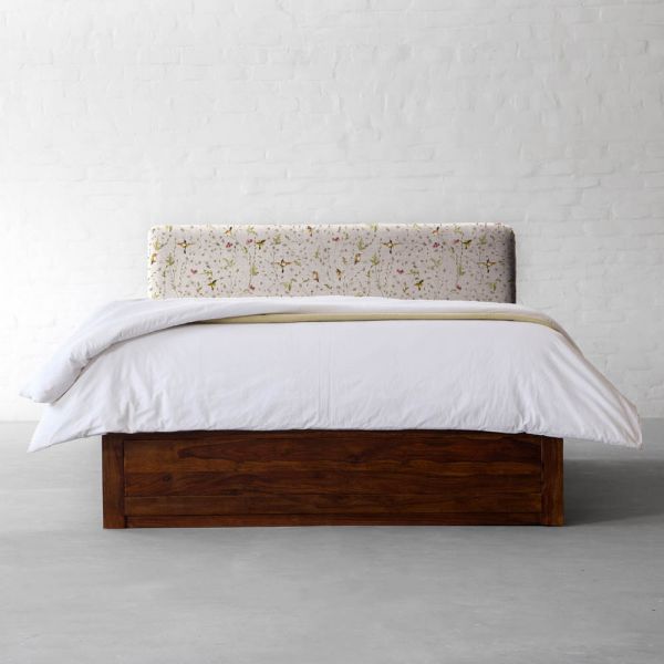 Anna’s Humming Bird in Clouds Cotton Linen Blend