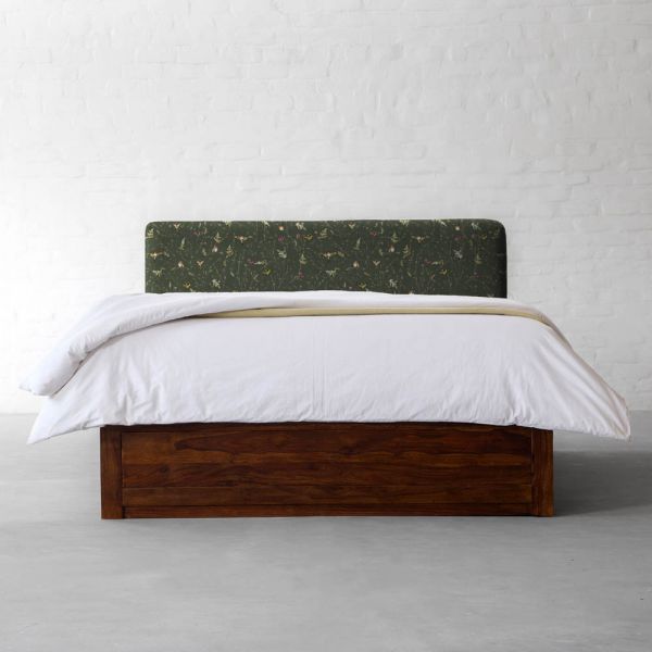 Anna’s Humming Bird in Deep Forest Cotton Linen Blend