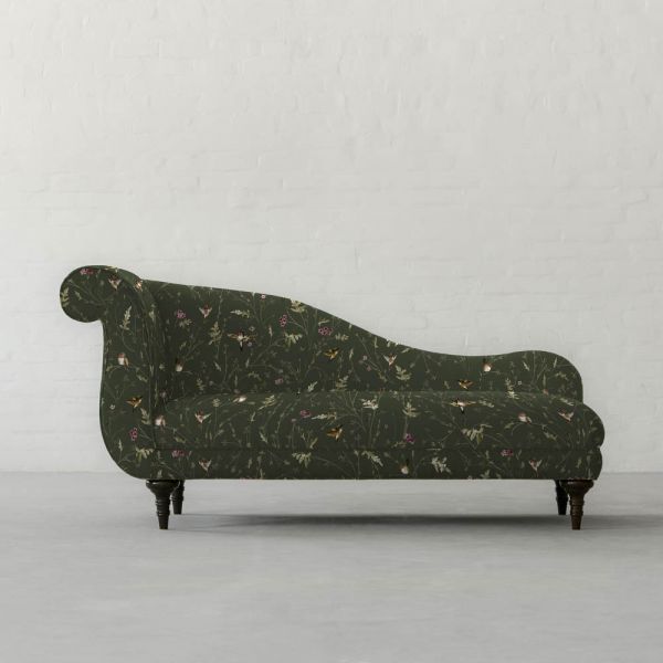 Anna’s Humming Bird in Deep Forest Cotton Linen Blend