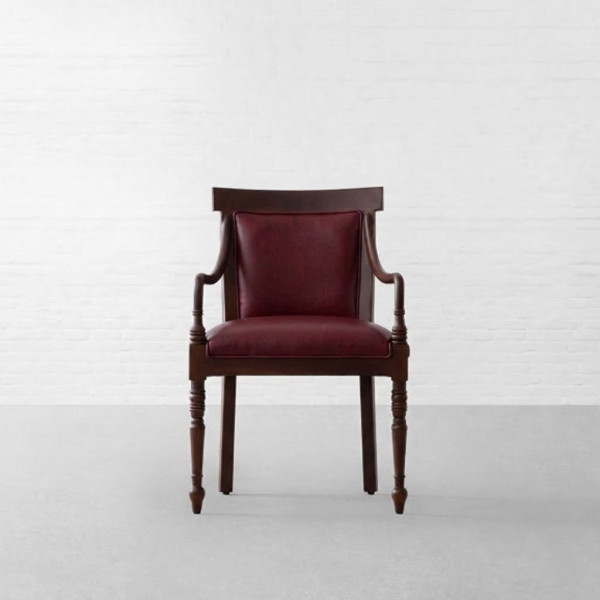 Berry Red Genuine Leather