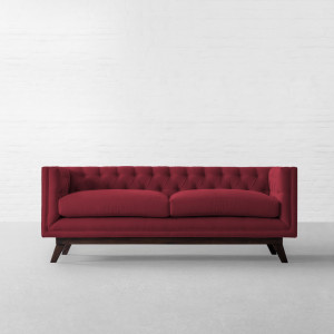 GIR MERLOT COTTON LINEN BLEND