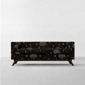 Summer Garden Night Cotton Linen Blend