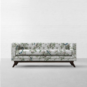 100% Linen The Magpies Brunch Time Peach
