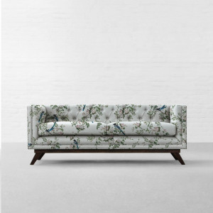 100% Linen The Magpies Brunch Time Sage
