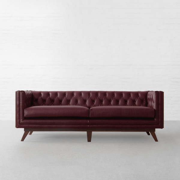 Eternity Maroon Italian Leather