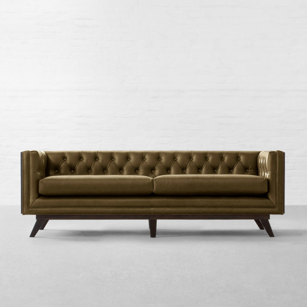 Olive Genuine Leather