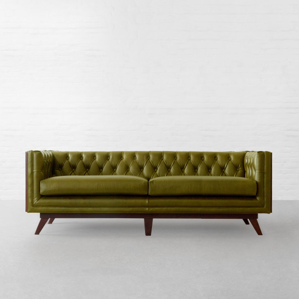 Eternity Olive Italian Leather