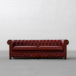 Berry Red Genuine Leather