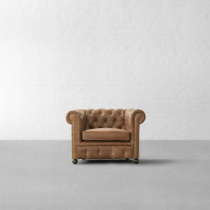 Vintage Tobacco Italian Leather