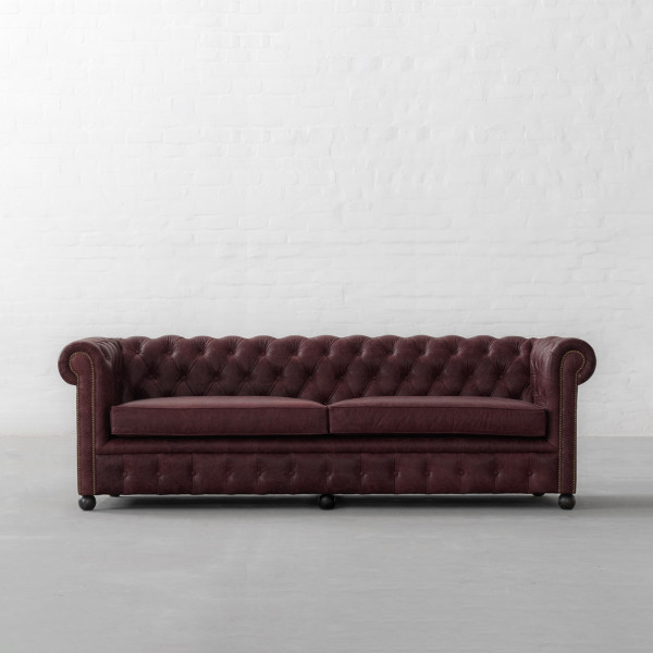 Eternity Maroon Italian Leather