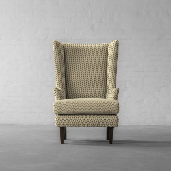 100% Linen Suave Chevrons