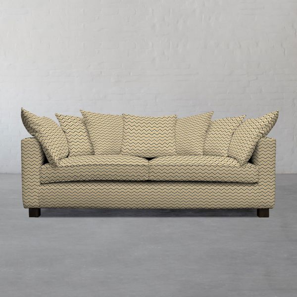 100% Linen Suave Chevrons