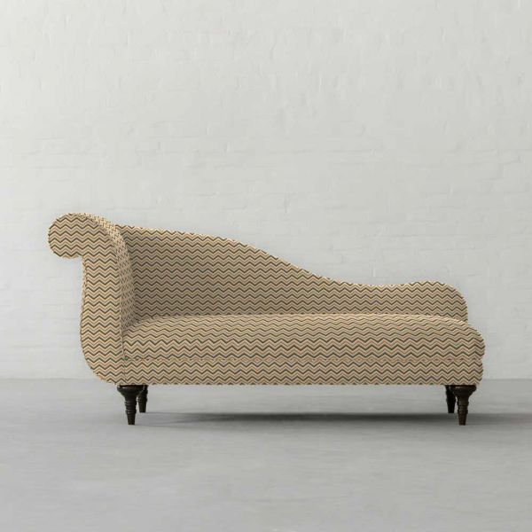 100% Linen Suave Chevrons