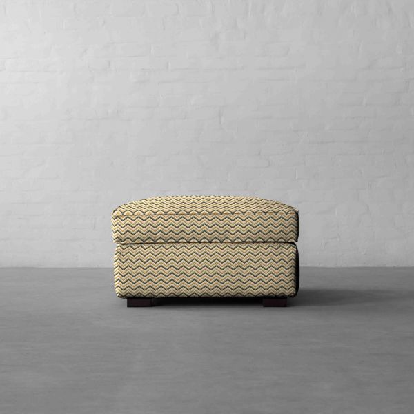 100% Linen Suave Chevrons