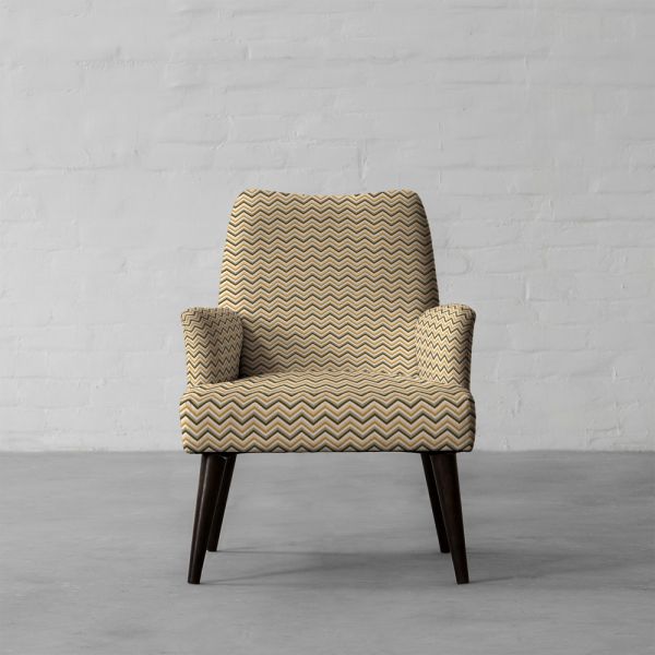 100% Linen Suave Chevrons