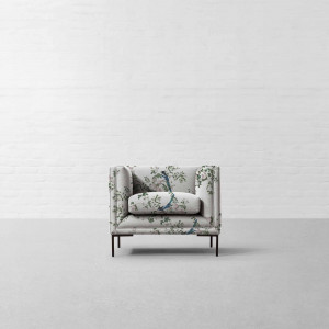 100% Linen The Magpies Brunch Time Peach