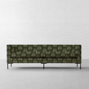 100% Linen Jasmine Bagh Meadows