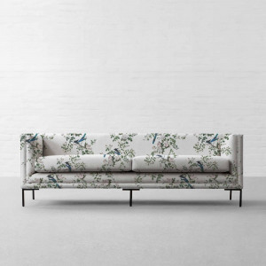 100% Linen The Magpies Brunch Time Peach