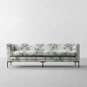 100% Linen The Magpies Brunch Time Sage