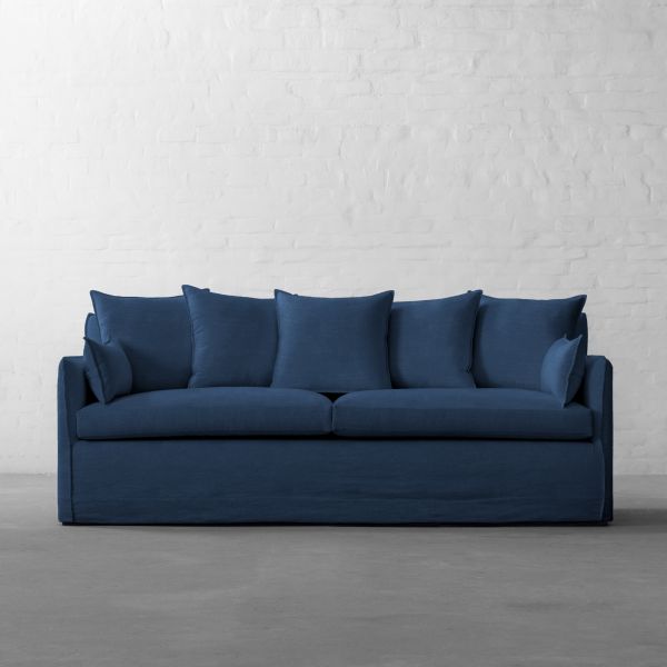 GIR COBALT COTTON LINEN BLEND