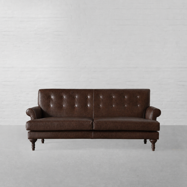 Cognac Genuine Leather