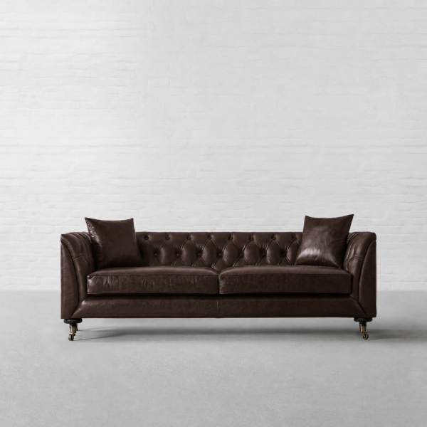 Cognac Genuine Leather