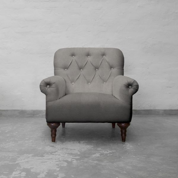Cotton Polyester Blend-Concrete Cliff