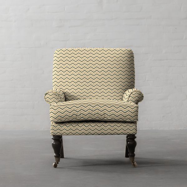 100% Linen Suave Chevrons