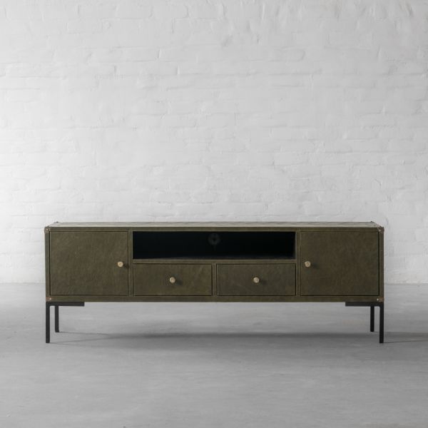 Olive Genuine Leather