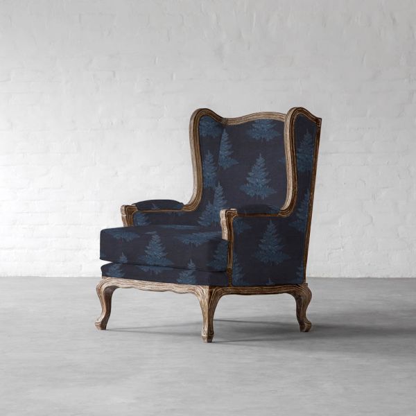 100% Linen Fern Hill Night Time