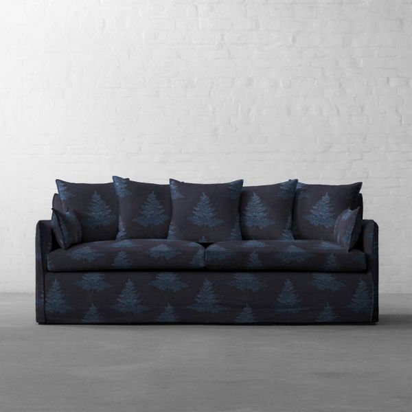 100% Linen Fern Hill Night Time