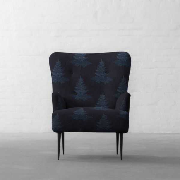 100% Linen Fern Hill Night Time