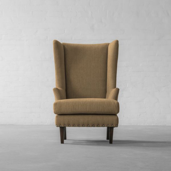 Armless sales wingback chair