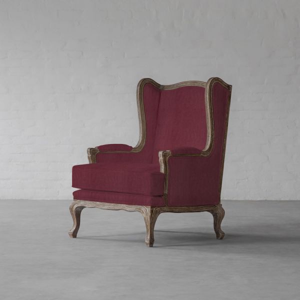 GIR MERLOT COTTON LINEN BLEND