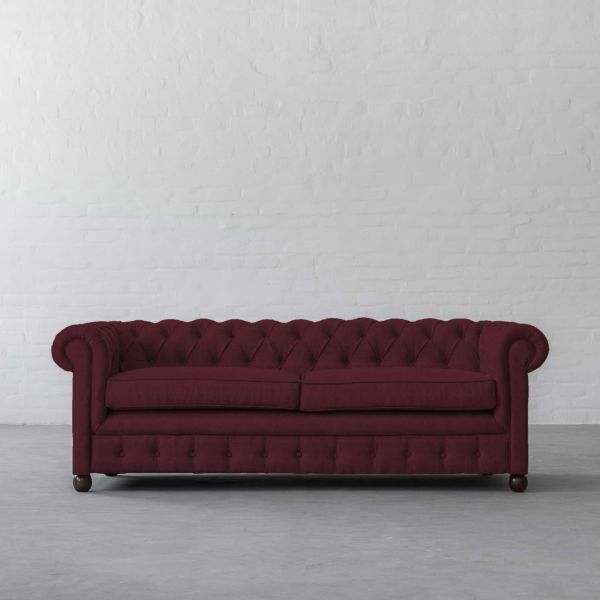 GIR MERLOT COTTON LINEN BLEND