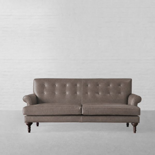 Grey Genuine Leather
