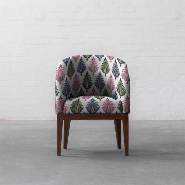 THE VAST IKAT FIELDS MIDDAY BLOOM COTTON LINEN BLEND