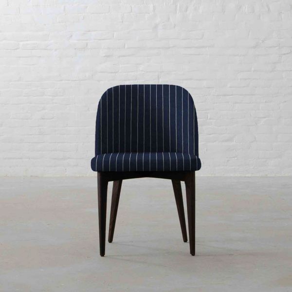 100% COTTON INDIGO & WHITE STRIPE (HANDWOVEN)