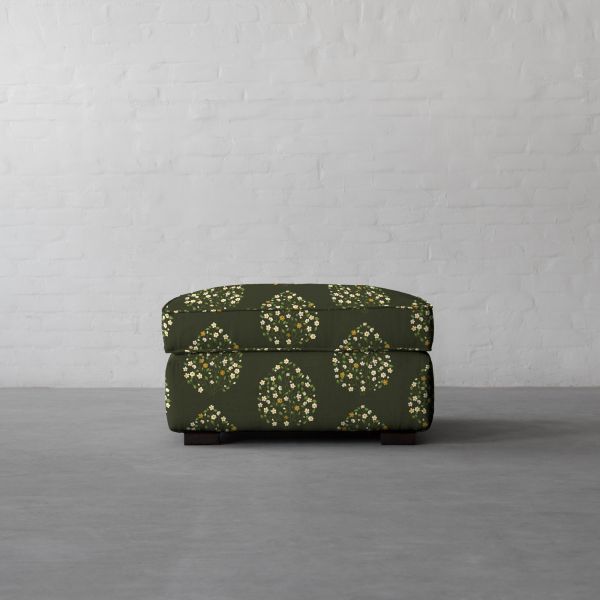 100% Linen Jasmine Bagh Meadows