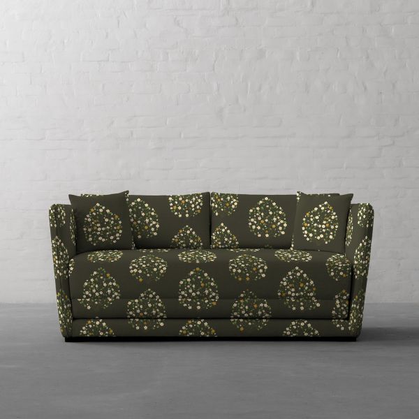 100% Linen Jasmine Bagh Meadows