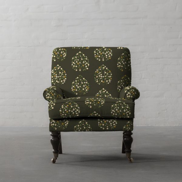 100% Linen Jasmine Bagh Meadows